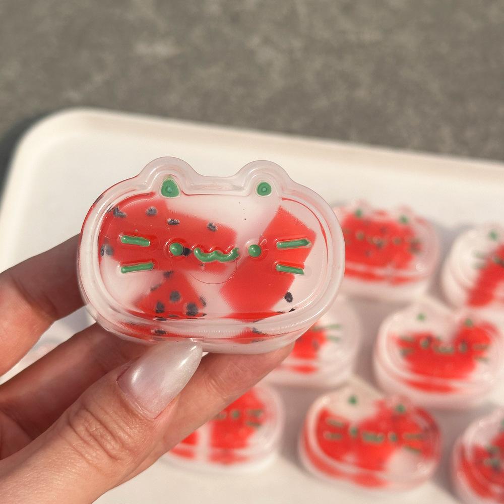 Schylling Squishy Cute Cat Cheese Bread Pinch Toys Stress Relief Cheese Kitty Toys Vent Toys Soft Fidget Toys Gifts For Children Adults