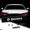Nálepka na přední masku auta Odznak Maska chladiče Hlava Znak R LINE LED Světlo Pro Škoda Octavia Superb Rapid Kodiaq Karoq Fabia Kamiq Roomster Citigo