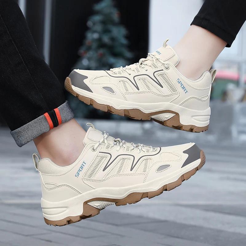 Oddychające męskie siatkowe sportowe trampki turystyczne antypoślizgowe damskie buty do chodzenia po górach dobrej jakości unisexowe buty turystyczne