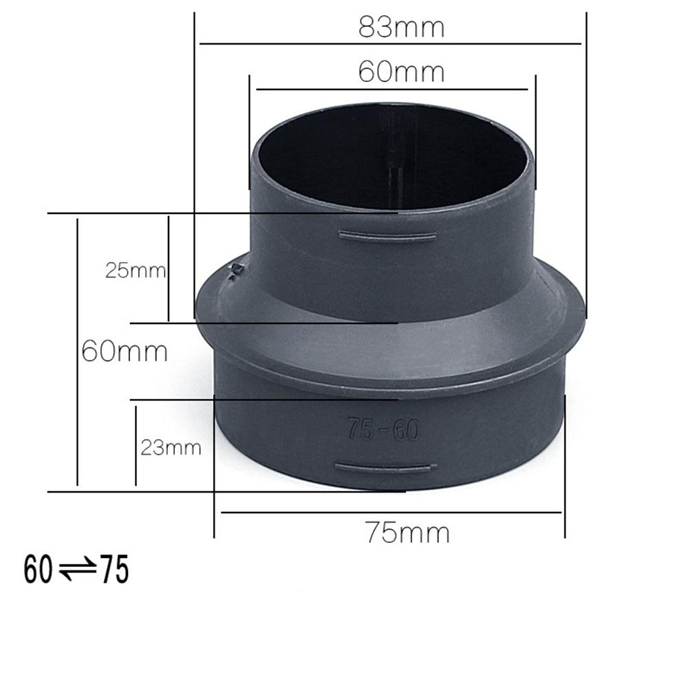 New 1PCS Car 60mm-75mm Parking Heater Air Heater Pipe Reducer Adapter Converter