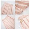 White Polka Dot Skirt for Women New Arrival Summer Drooping Elastic Waist Covering Hips A-line Skirt Gentle Style Long Skirt