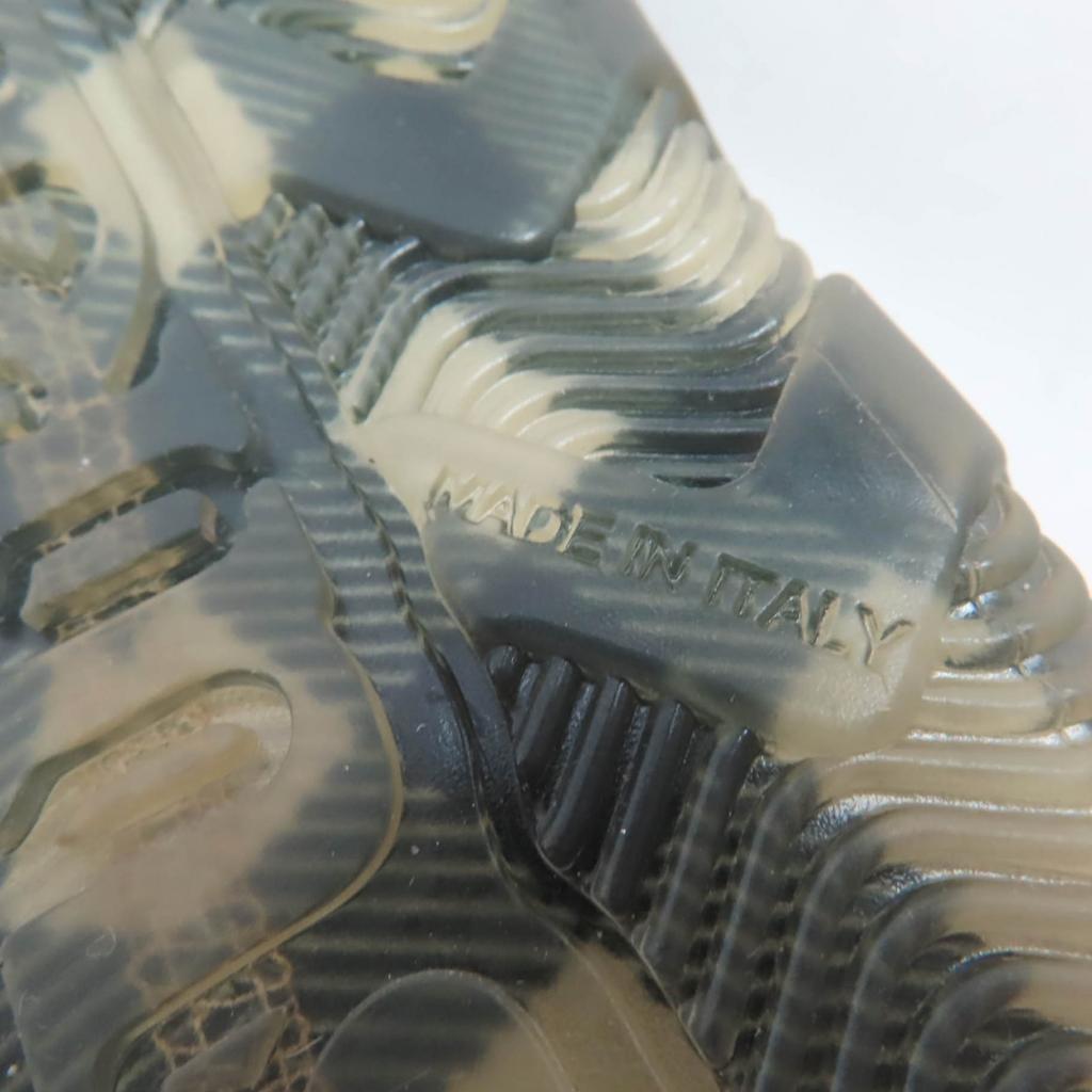 Pristine BURBERRY Sandals Check Pattern Flat Rubber with Logo Charm gray 35 Used