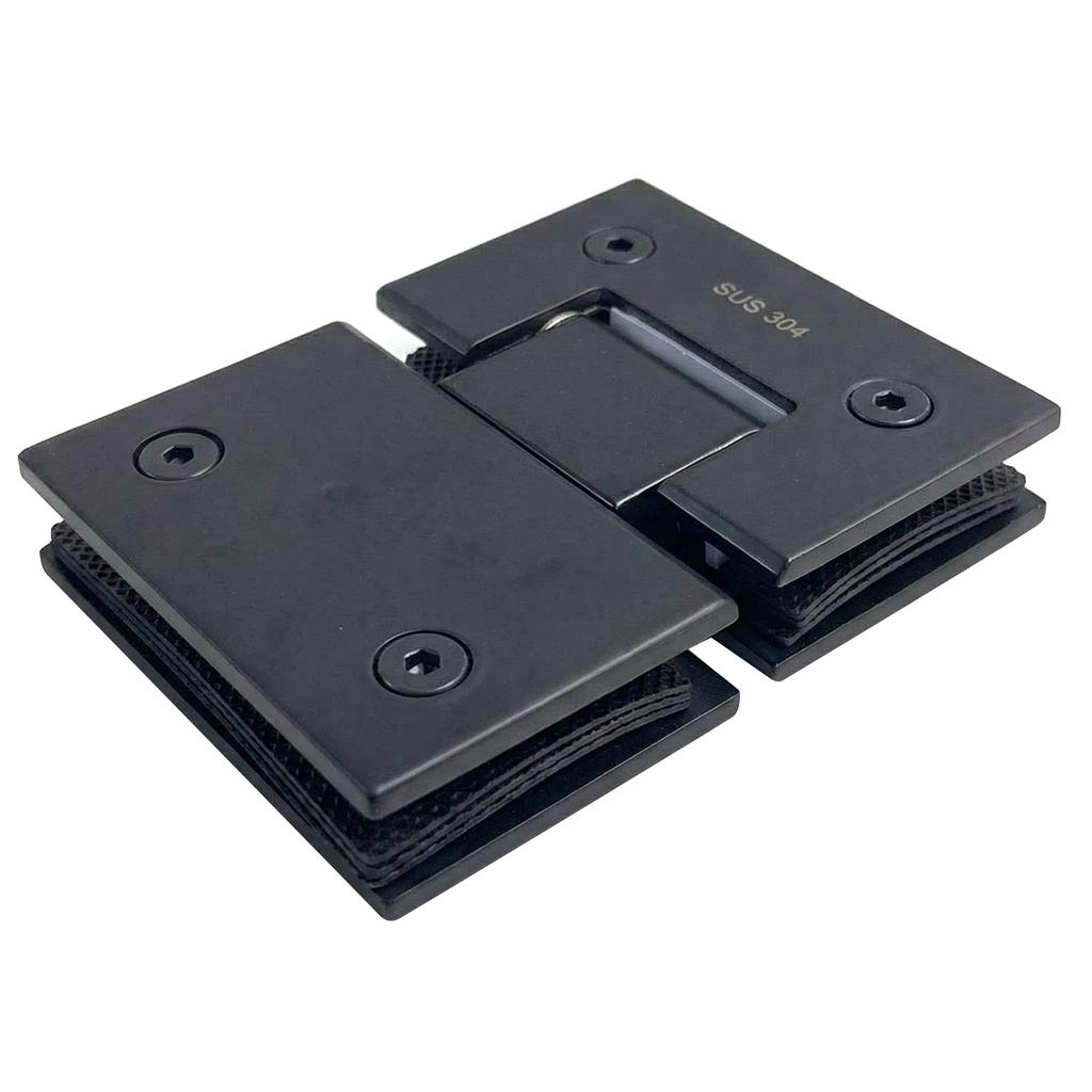 180 Degrees Heavy Duty Glass Bracket Clamp 304 Stainless Steel Shower Door Hinge with Gaskets Furniture Hinge Replacement Parts