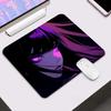 Cool Anime Girl Mouse Pad 18*22 Small Laptop Computer Office Table Mats Square Gaming Esports MousePad Non-Slip Rubber Desk Mat