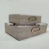 Simple Modern Leather Storage Box for Home, Hotel, Club Decoration, Jewelry & Cosmetics Organization