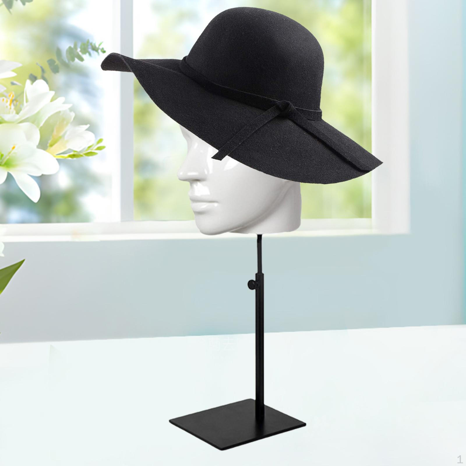 

Демонстрационная голова для шляпы, манекен для мужчин, многофункциональная стойка для хранения шапок с основанием для укладки