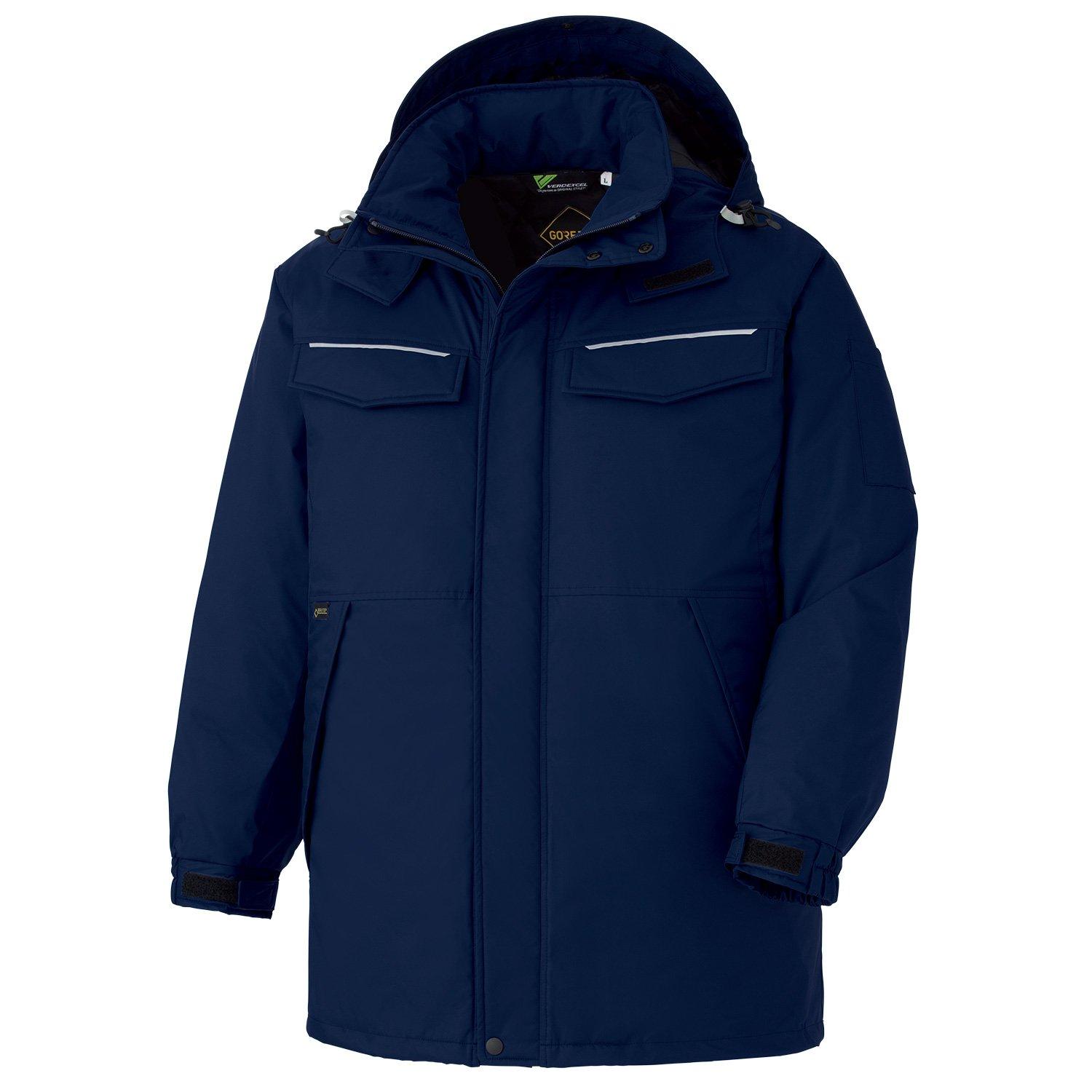 

Verdexel Cold Weather Clothing 3D Water VE1087 Navy LL [Midori Anzen] Пальто, унисекс, антистатическое, режущее, водонепроницаемое, отталкивающее, верх, тёмно-синий