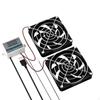 Cabinet Fan Thermostat Set Low Noise Temperature Control High Ventilation Electrical Box