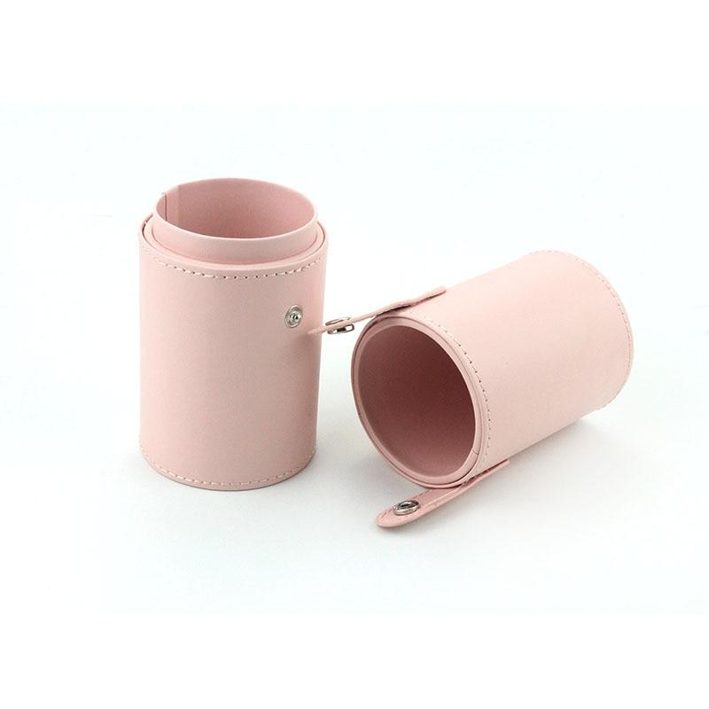 Cup Case Box for Make up Brush Pen PU Leather Makeup Storage Holder Cosmetic