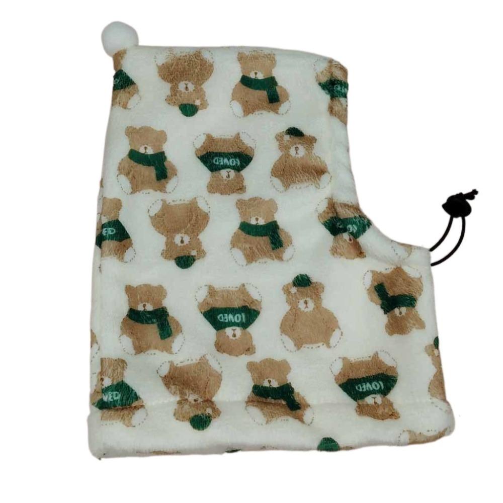 

Cartoon Dog Calming Earmuffs Cover Head Puppy Cap New Pet Hat L-White Bear