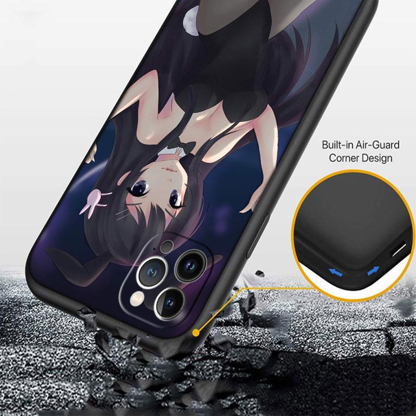 PP12 Bunny Cute Girl Anime Soft Shell Phone Case for iPhone SE X XS XR 11 16E 17 Pro Max Air 8 7 6 6s Plus