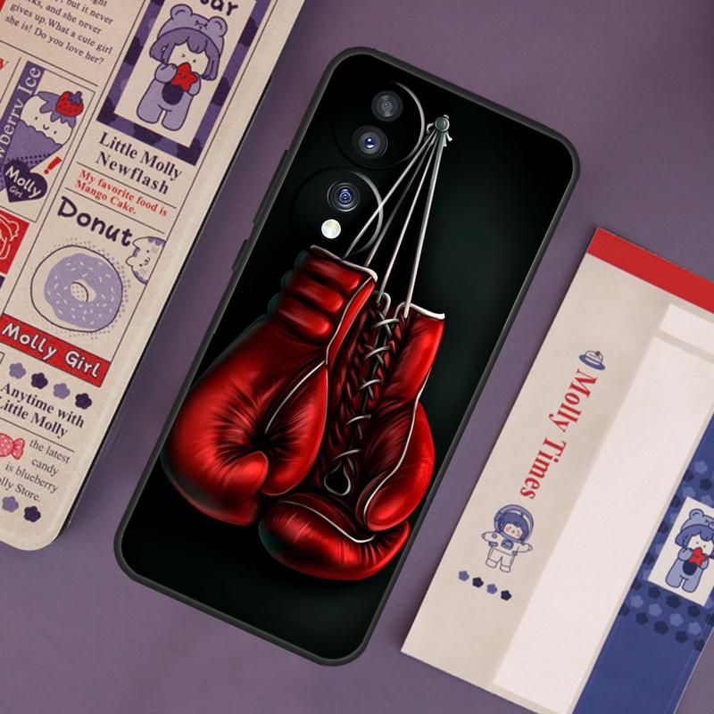Boxing Gloves Case For Honor Magic 6 5 7 Pro Honor 200 Pro 50 70 90 Lite X9b X9a X8b X8a X8 X9 X9c Cover