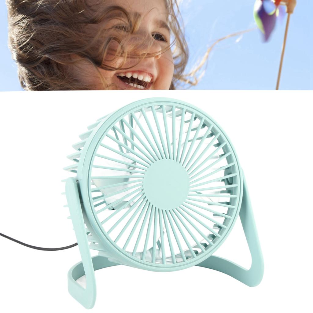 Small USB Desk Fan Quiet Motor High Speed   Table Cooling Fan for   Car Home Indoor Outdoor