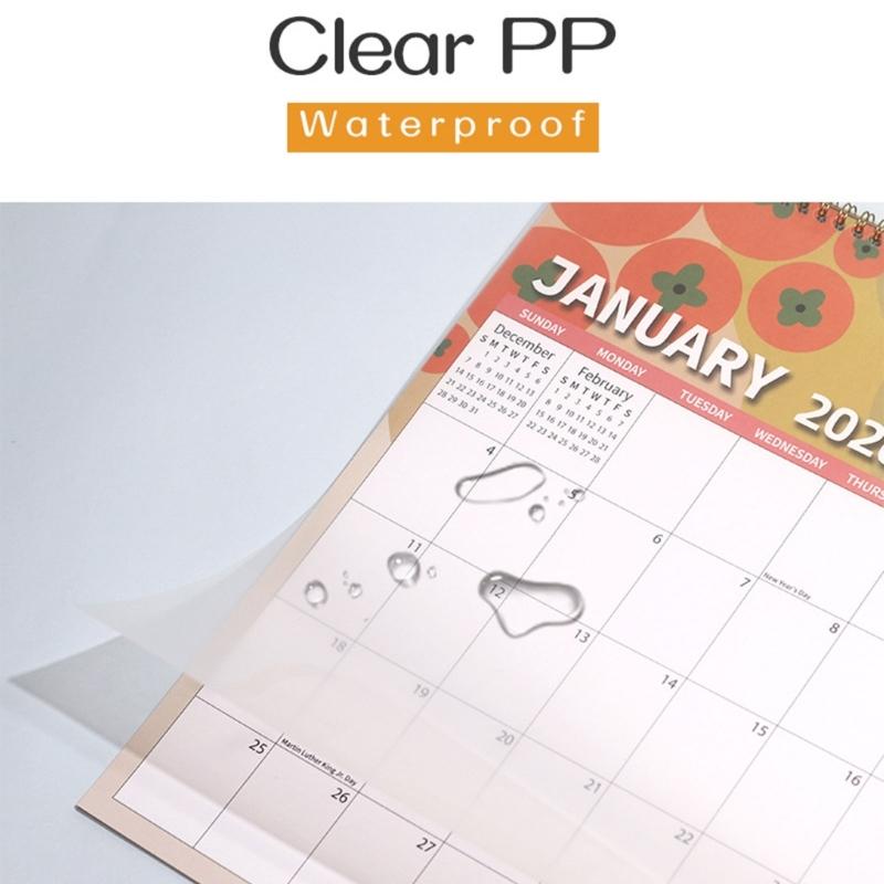 2026 Calendar Planner Wall Mount Paper Calendar 12 Month runs from January to December For Home Office School
