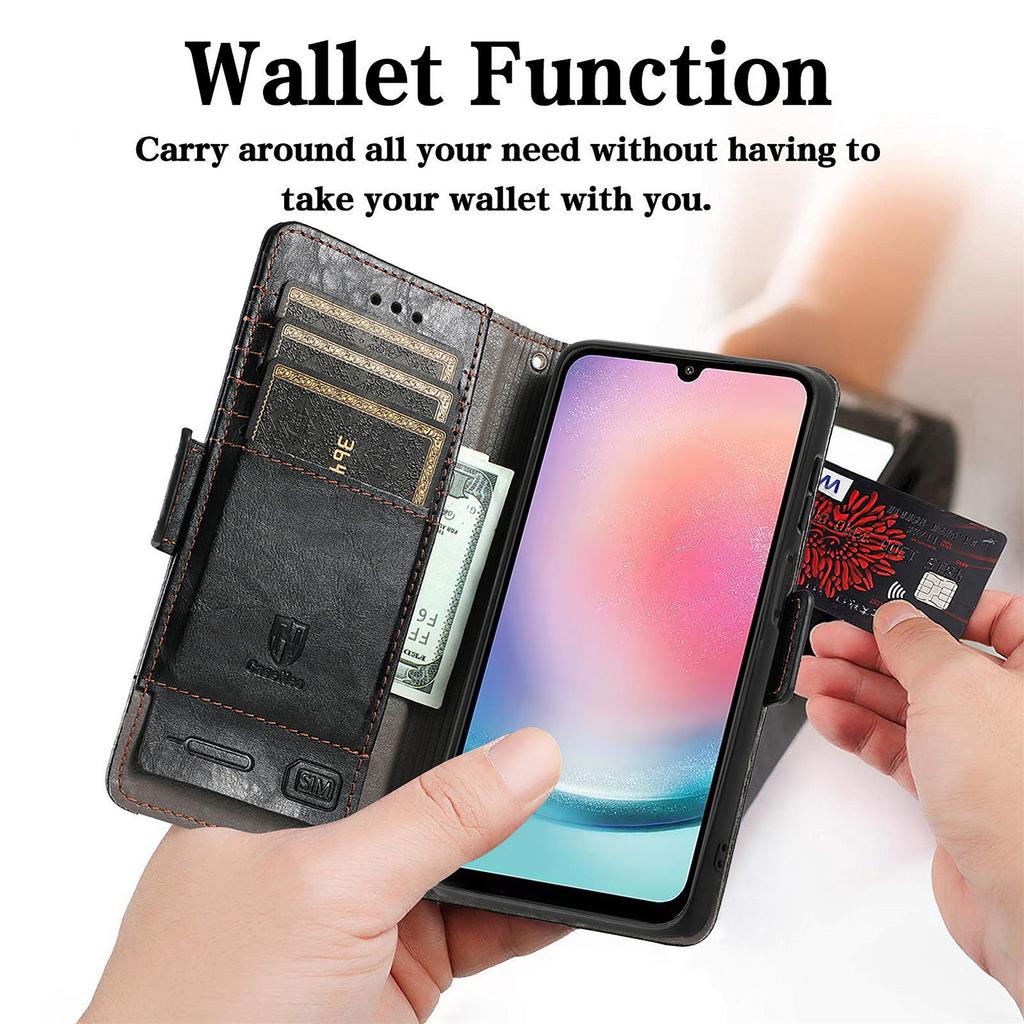 Multifunctional Magnetic Flip Cover Leather Case for Samsung S/A/M/F Series.A13/A14/A15/A17...S21/S22/S23...Where Fashion Meets Function