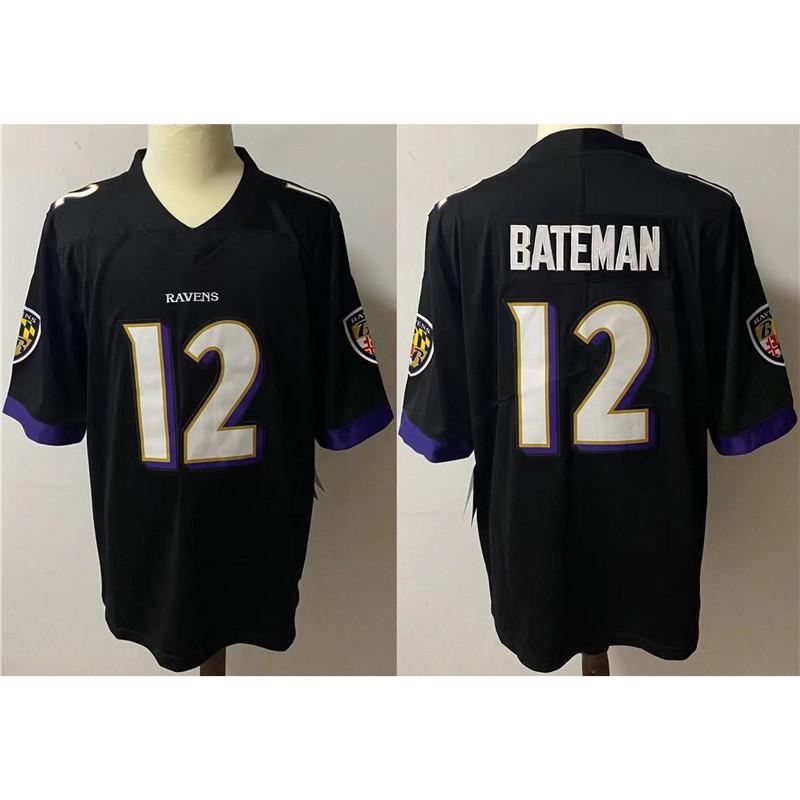 Baltimore Ravens NFL Football Jersey Mens Team Sports Fan Apparel Purple Black White Size S-XXXL