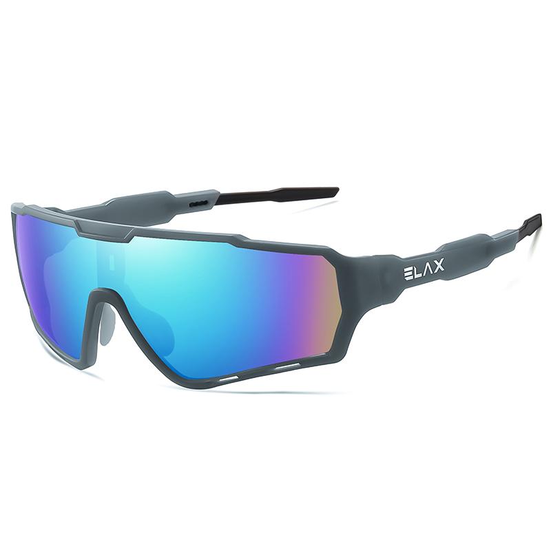 ELAX Brandneue Sonnenbrille Herren Damen Sonnenbrille Angeln Brille UV400 Radfahren Wandern Baseball Softball Outdoor Sport Brille