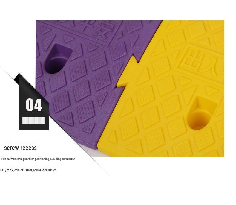Plastic Car Ramp: Slope Triangle Speed Bump for Curb and Road Edge Climbing