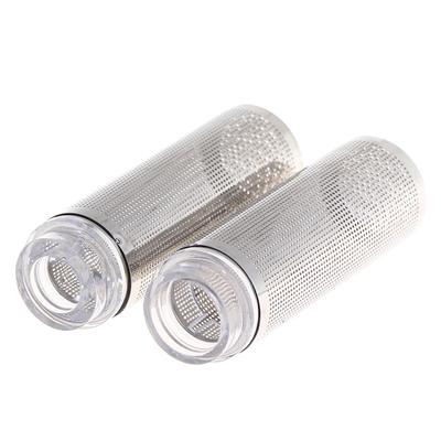 Manchon de protection en acier inoxydable pour filtre d'aquarium 12/16 mm