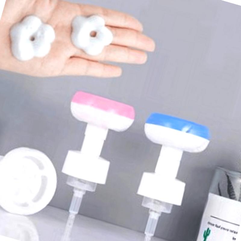Flower-shaped foaming hand wash dispenser pump empty bottle Flower Bubble, 1 pcs