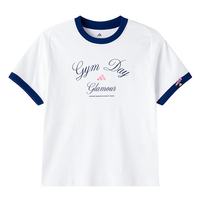 

Adidas Verbiage Breathable Casual Short Sleeve T-Shirt Women tops KB7196 L