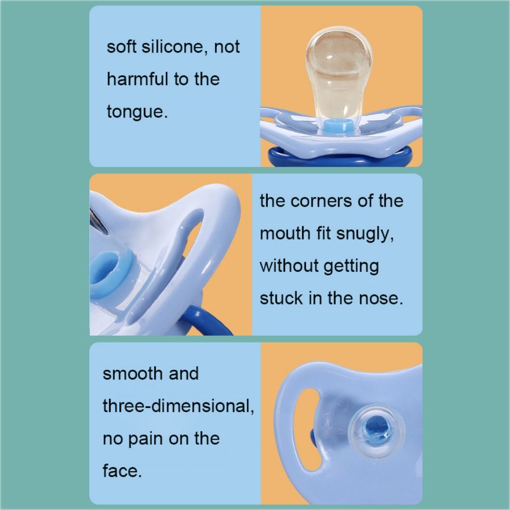 Cartoon Dog Sleeping Pacifier Bite Resistant Pet Calming Pacifier for Dogs Cats