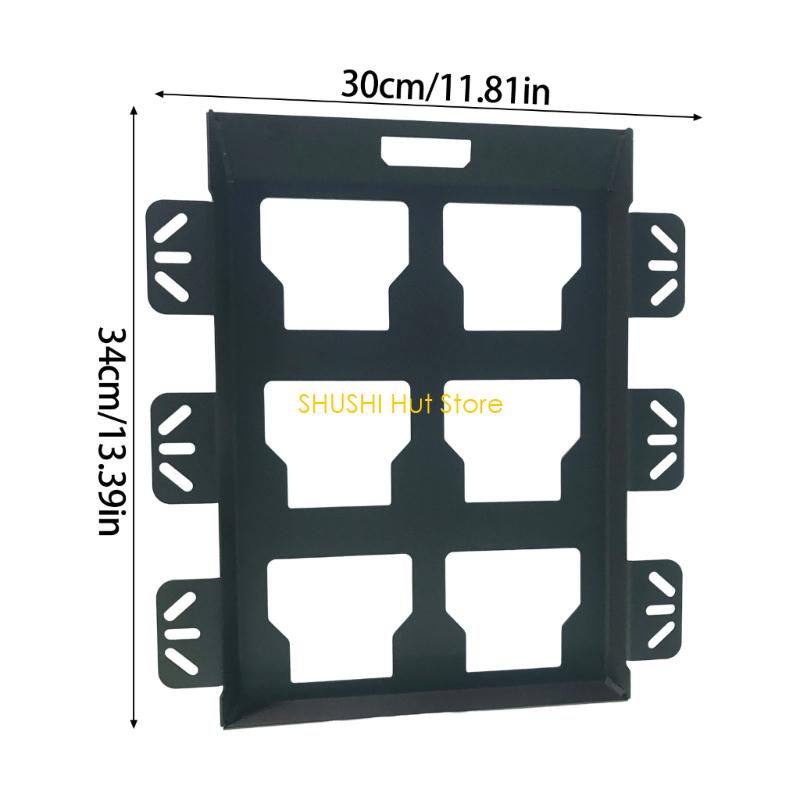 Upgrade Integral Mounting Plate for Packouts,High-Strength Half Width Plate Power Tool Storage Mounting Plate D57B