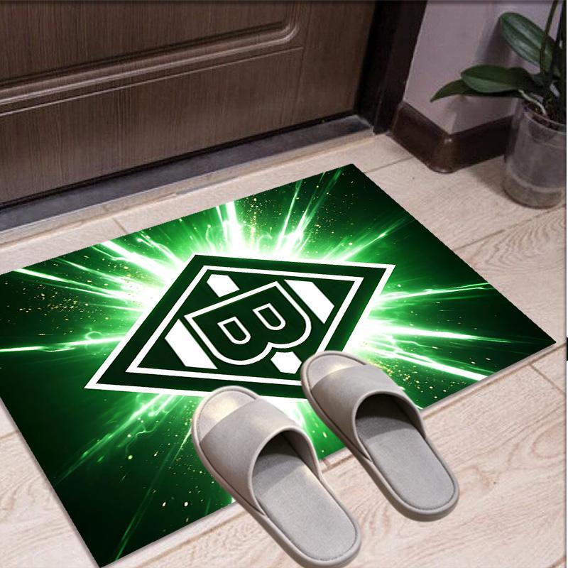 Borussia Monchengladbach Pattern Rug, Indoor/Outdoor Mat, for Picnic, Gameroom, Bedroom, Office, Living Room, Home Decor Carpet, Birthday Gift