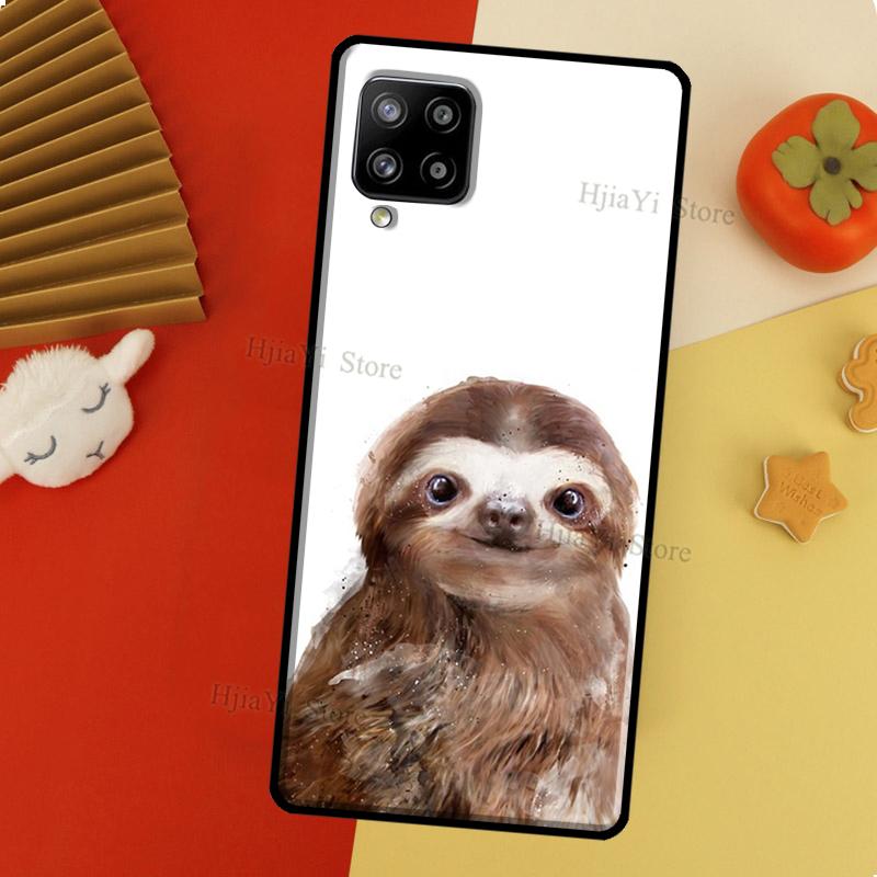 Sloth Stack Phone Case For Samsung Galaxy A51 A70 A71 A72 A52 A41 A31 A02S A12 A21S A20e A10 A40 A50