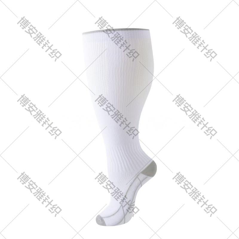 Meias de Compressão Esportivas Plus Size Resistentes ao Odor para Homens