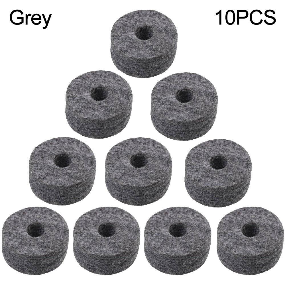 Bass Drum Silencer Cymbal Felt Pads Felt Strap Button Cymbal Hi-Hat Washer Cymbal Stand Felt Pads