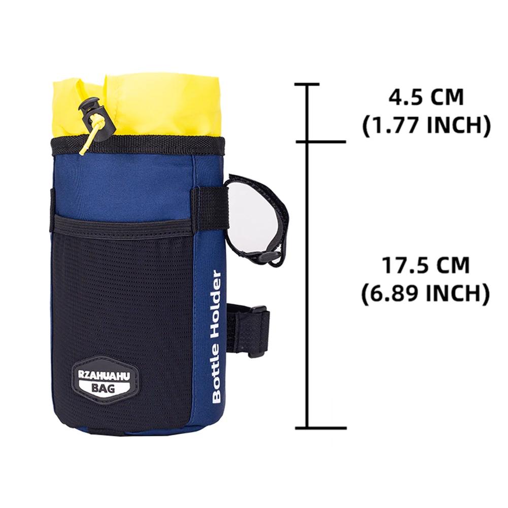 Fahrradtasche Fahrrad Wasserflaschenhalter Tasche Fahrrad Wasserflaschentasche Tragbarer Wasserkocherhalter Reiten Lenker Tasche Zubehör
