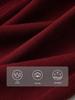 Ancola Red High-Waisted Floor-Length Wide-Leg Slimming Pants, 2025 Spring Women's Collection