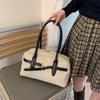 Korean Style Brand Design Shoulder Bag New Suede Matte Pillow Bag Simple And Versatile Handbags High-end Fashionable Casual Bags