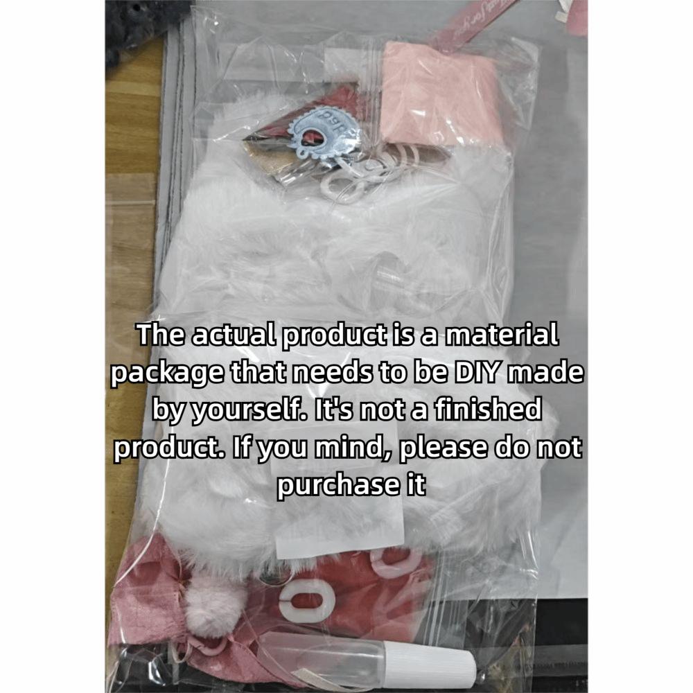 Handmade Twisty Stick Little Cat Pendant Plush Twist Bar Kitten Doll Toy DIY Material Package