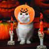 Adjustable Pet Pumpkin Hat Halloween Pet Pumpkin Cap Creativity Cat Pumpkin Headwear