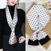 Luxury Design Skinny Silk Scarf Women Fashion Hair Ribbons Headbands Bandana Female Bag Wrist Wrap Neckerchief Foulard Neck Ties