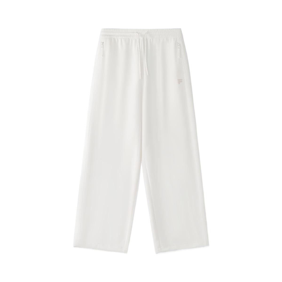 FILA Fusioneer Loose Mid-Waist Elastic Knit Sports Pants Women bottoms T11W625603AWT L