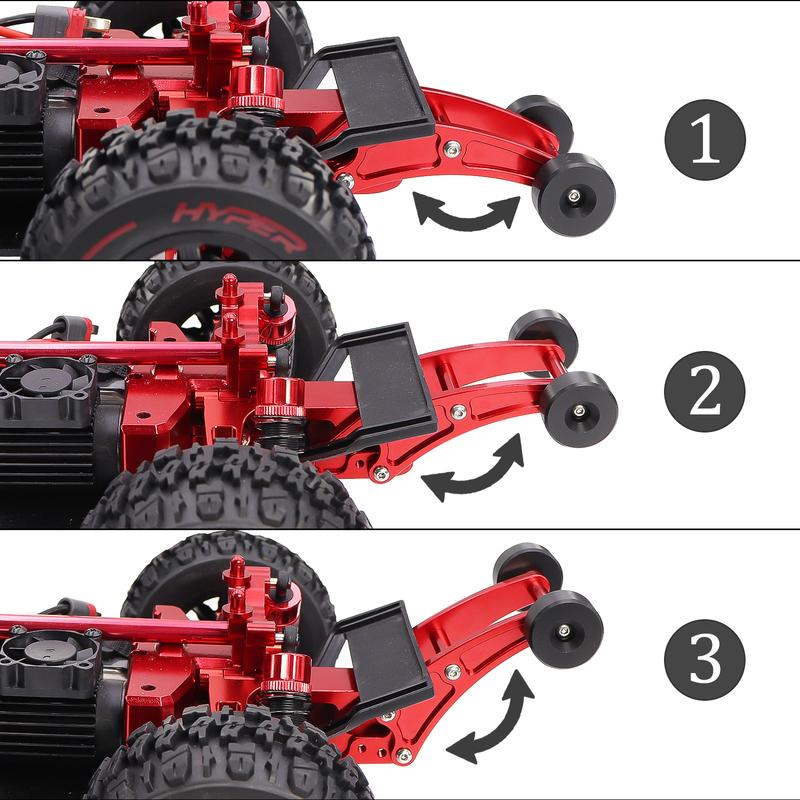 MJX Hyper Go 14210 14209 H14BM Metal Wheelie Bar Adjustable For High Speed RC Brushless Remote Control Car 1/14 Upgrades 14120