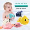 Wind-Up Dolphin & Friends Bath Toys - Duck, Turtle & Dolphin Set for Baby's Bath Time Fun