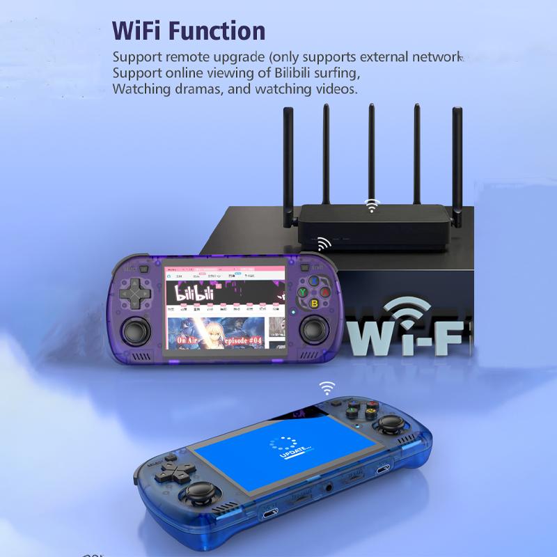 Retro Portable Gaming Console R36H PRO MAX Linux-based portable handheld video player with RK3326 chip Compatible with N64/PS1 g