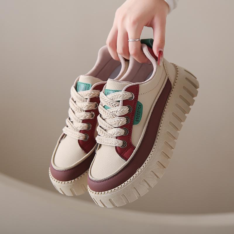 

2025 autumn new Korean version breathable dad shoes women ins student casual shoes women s platform running shoes women WS801 40