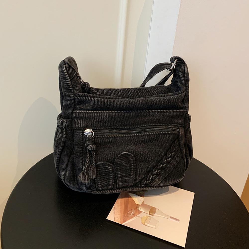 Crossbody Bag, Fashionable and Versatile, Multi-layered, Casual and Simple, Women's Mother-style Single-shoulder Bag