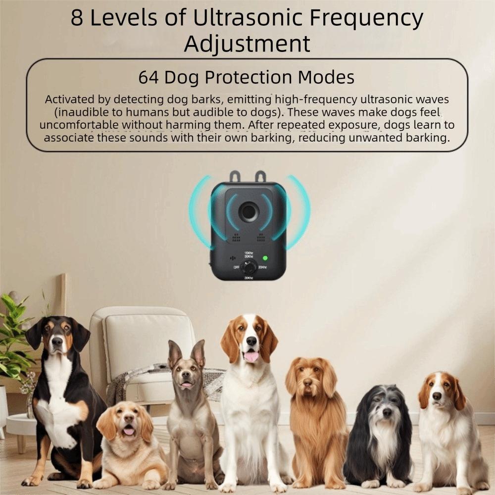 Dispositivos Inteligentes Antiladridos para Perros Recargables Impermeables Control Automático de Ladridos Larga Duración de la Batería Dispositivo Disuasorio de Ladridos para Perros