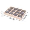 Watch Jewelry Box 12 Slot Chinese New Year Gifts Portable,Multifunctional for Men Bracelet Holder,Watch Case Wood Ornament