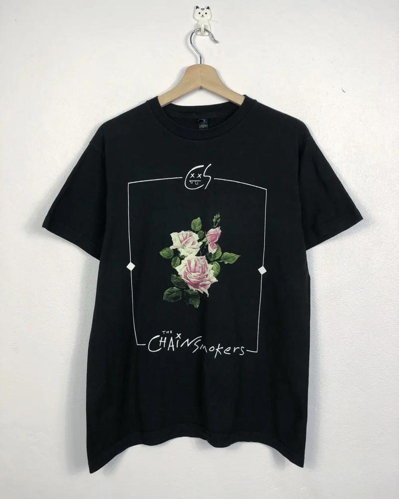 Rare The Chainsmokers Band Shirt Short Sleeve S-5XL FL0473 Unisex T-Shirt XXL