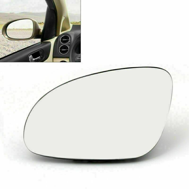 2PC Rearview Mirror Glass Heated W/Holder Fit VW Golf GTI Jetta MK5 Passat