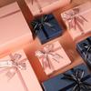 Luxury Blue & Pink Bow Paper Gift Box for Lipstick, Perfume, and Cosmetics - Perfect for Birthday or Party Favors