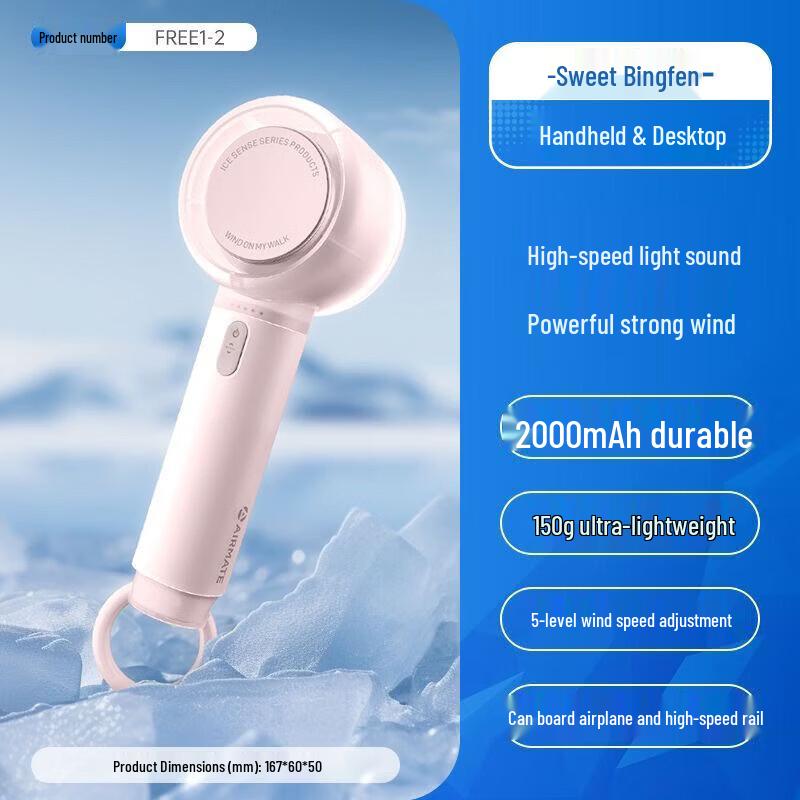 Airmate Portable Bladeless Handheld Mini Fan
