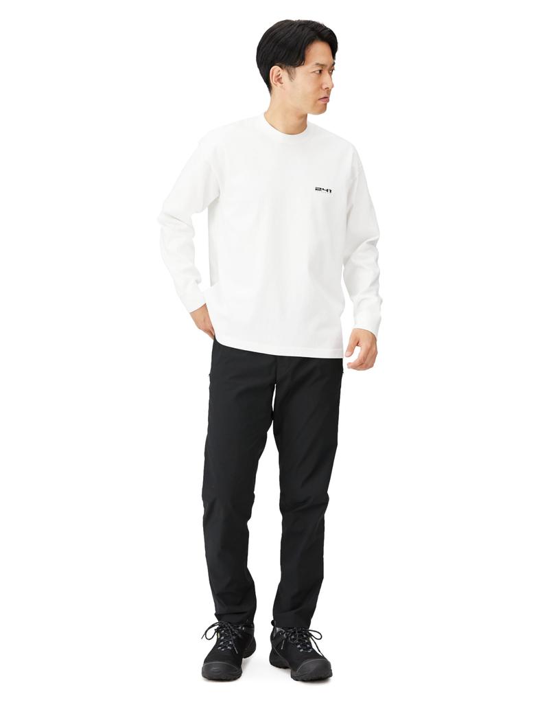 Zwei zum Preis von einem AREA241-GRAPHIC Langarmshirt Weiß M